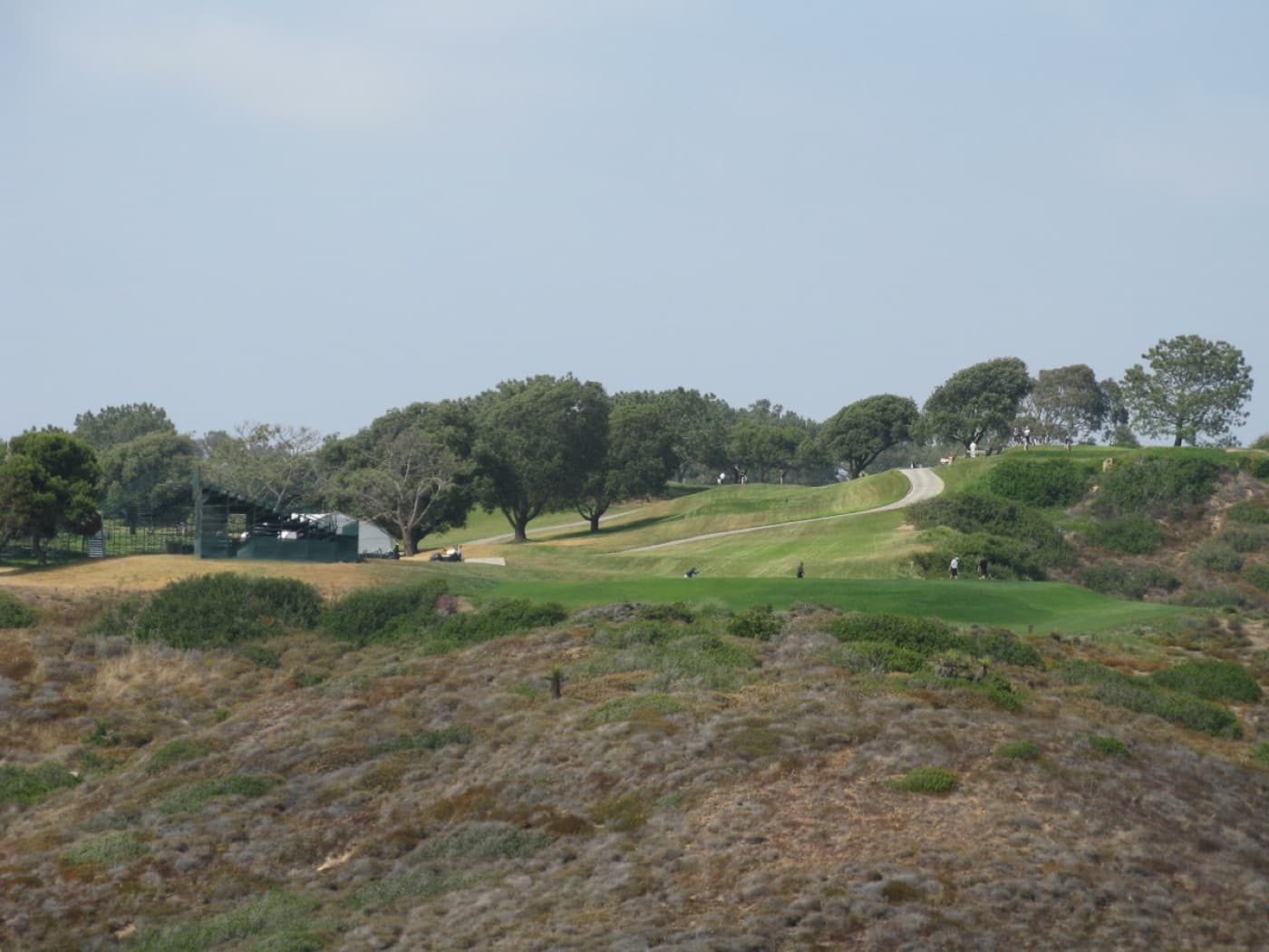 The Torrey Pines course on the La Jolla bluffs, shortly after the 2008 U.S. Open.