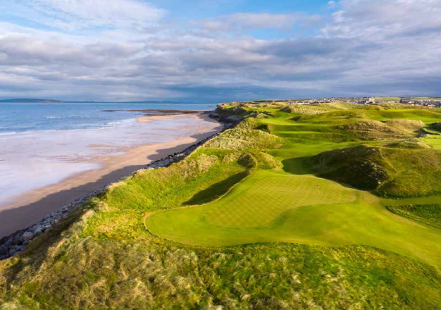 Ballybunion's Old Course among the Atlantic dunes.