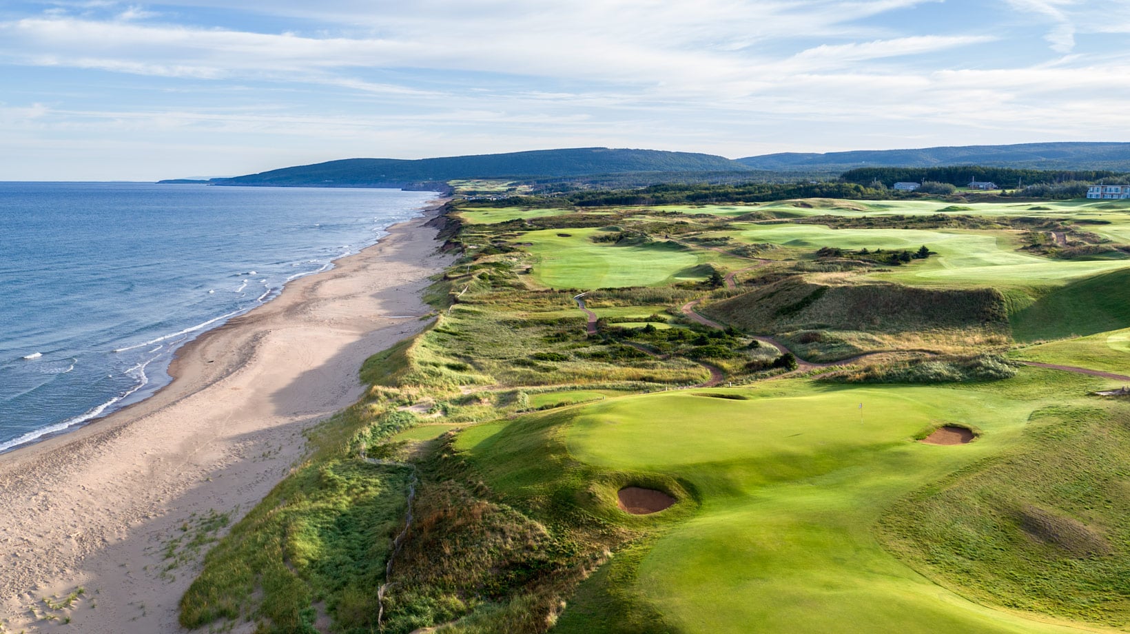 The coastline at Cabot Links, Nova Scotia.