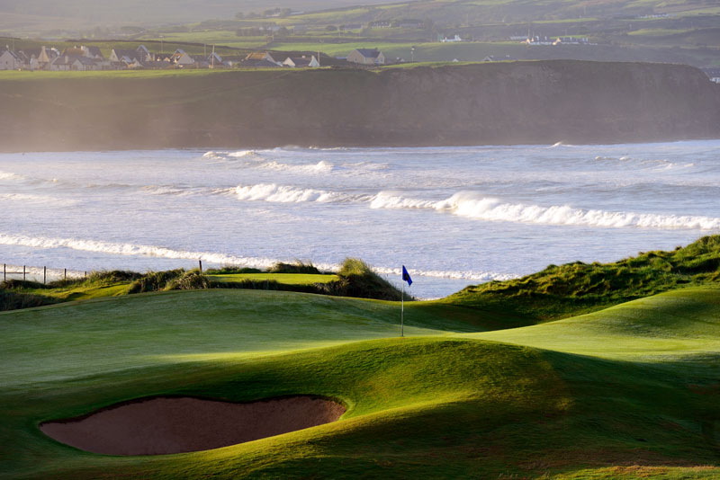 A hole on the Old Course at Lahinch.