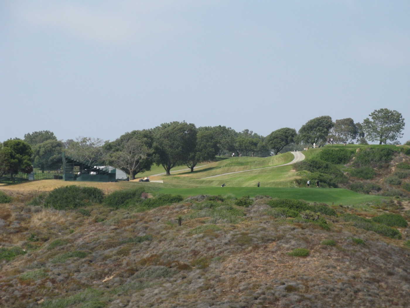 The Torrey Pines course on the La Jolla bluffs, shortly after the 2008 U.S. Open.